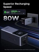 УМБ UGREEN PB723 20000mAh 130W PD 3.0 Super Fast Charging with 100W Built-in Cable Gray (55365B) - изображение 7