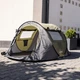 Палатка туристическая двухместная Pop-Up 245×145×100см автоматическая кемпинговая для рыбалки туризма отдыха на природе Зеленая - изображение 4