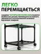 Этажерка на колесиках 6 ярусов, узкий стеллаж для кухни и ванной напольный 170х42х32, полка органайзер на колесах 6 полок - изображение 2
