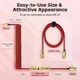 Кабель ATTACK SHARK C01PRO COILED CABLE, Red/ЧЕРВОНИЙ (C01PROR) - зображення 4