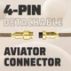Кабель ATTACK SHARK C01PRO COILED CABLE, Gold/ЗОЛОТИСТИЙ (C01PROG) - зображення 4