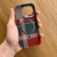 Чохол карбоновий для Apple iPhone 16 Pro з MagSafe, red, посилений захист - зображення 3
