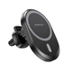 Тримач для смартфону Borofone BH201 Magnetic Wireless з магнітною бездротовою зарядкою для повітроводу, 5W/7.5W/10W/15W вихід Black - зображення 3