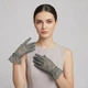 Рукавички жіночі мереживні короткі з оборкою вечірні Honey Fashion Accessories S/M/L сірий (7-14) - зображення 2