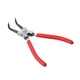 Щипцы для снятия стопорных колец изогнутые на сжим INTERTOOL HT-7012 - изображение 3