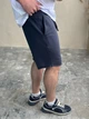 Чоловічі шорти з рваними швами 2XL графіт - зображення 2