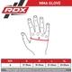 Рукавички Для MMA RDX IMMAF Approved Shooter Grappling Gloves Чорно-Червоний XL (GSR-IMF-1R-XL) - изображение 6