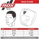 Боксерський Шолом RDX Boxing Head Guard AS1 Червоний M (HGR-AS1R-M) - изображение 5