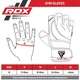 Рукавички Для Залу RDX L4 Open Finger Weightlifting Gym Gloves Чорний M (WGM-L4G-M) - зображення 9