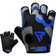 Рукавички Для Залу RDX F6 Fitness Gym Gloves Чорно-Синій XL (WGS-F6U-XL) - зображення 2