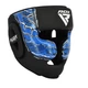 Боксерський Шолом RDX F17 New Aura Head Guard Чорно-Синій S (HGR-F17BU-S) - изображение 1