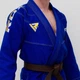 Кімоно RDX S2 BJJ Gi White RDX Синій А0 (BJJ-S3U-A0) - изображение 2