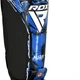 Захист Для Ніг RDX F17 New Aura Shin Instep Чорно-Синій XL (SGR-F17BU-XL) - изображение 3