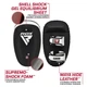 Тренувальні Пади RDX T3 Muay Thai Kick Pads Чорний - изображение 10