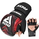 Рукавички Для MMA RDX IMMAF Approved Shooter Grappling Gloves Чорно-Червоний XL (GSR-IMF-1R-XL) - изображение 4