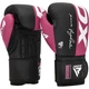 Боксерські Рукавички RDX F4 Boxing Sparring Gloves Hook & Loop RDX Рожевий 10oz (BGR-F4P-10oz) - изображение 2