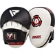 Тренувальні Лапи RDX T1 Curved Boxing Pads Чорно-Білий - изображение 1