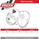 Тренувальні Лапи RDX T1 Curved Boxing Pads Чорно-Білий - изображение 4