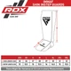 Захист Для Ніг RDX IMMAF Approved Neoprene Shin Instep Guards Чорно-Синій M (SGN-IMF-1U-M) - изображение 7