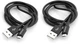 Kabel Verbatim USB - MicroUSB 1 m + 1 m 2 szt. Czarny (23942488743) - obraz 2