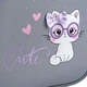 Рюкзак GoPack Напівкаркасний Education Cute Cat 34.5x26x12.5 см Сірий (GO26-165S-3) - зображення 14