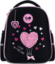 Рюкзак GoPack Напівкаркасний Education Heart 34.5x26x12.5 см Чорний (GO26-165S-2) - зображення 4