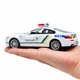Полицейская игрушечная машинка BMW M8 15 см — металлическая модель 1:32 со светом фар, сиреной и инерцией - изображение 4