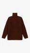 Кофта однотонна чоловіча GENUA G01209-0002 L Коричневий shop (2000999471919) - зображення 4