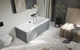 Ванна акриловая Radaway Rio 170х80 в комплекте с ножками и сифоном WA1-65-170x080S - изображение 1