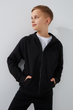 Толстовка однотонна для хлопчика LAWA BBC02321 164 см Чорний shop (2888000030054) - зображення 1
