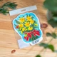 Набір весняного декору "Квіти" 10105226, 3 штуки в комплекті, картон - зображення 4