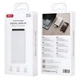 Повербанк XO PB309, 22.5W, Digital Fast Charger, 20000mAh, White - зображення 4