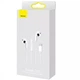 Навушники Baseus Encok CZ19, Type-C, Wired Earphones, 1.1m, White, A00182201213-00 - зображення 7
