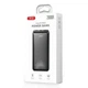 Повербанк XO PB313, Light display mobile power, 20000mAh, Black - зображення 4