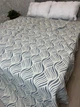 Плед двухсторонний муслиновый евро L&M Home Textiles 20291 200х220 см синий - изображение 5