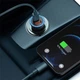 Автомобільний зарядний пристрій Baseus Golden Contactor Max Dual Fast Charger Car 60W Black CGJM000113 - изображение 7