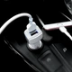 Автомобільний зарядний пристрій адаптер Hoco Z23 2.4A 2USB White - изображение 9