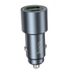 Автомобільний зарядний пристрій HOCO Z60 Bloom PD30W+QC3.0 48W Metal Grey - изображение 4