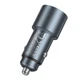 Автомобільний зарядний пристрій HOCO Z60 Bloom PD30W+QC3.0 48W Metal Grey - изображение 5
