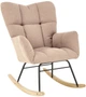 Крісло-гойдалка Halmar Vasco Бежеве (5905248131002) - зображення 1