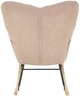 Крісло-гойдалка Halmar Vasco Бежеве (5905248131002) - зображення 6