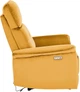 Крісло для відпочинку Halmar Semir з функцією електричного розкладання Гірчичне (5905248130951) - зображення 4