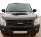 Дефлектор капота мухобойка Isuzu D-Max 06-11 EuroCap черная Исузу Д-Макс АМ0055462 - изображение 3
