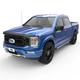 Дефлектор капота мухобойка Ford F-150 матовий 21- черный EGR Форд Ф-150 WT0040155 - изображение 2