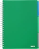 Тетрадь Buromax Bright A4 120 листов в клетку с 3 разделителями Зеленая (BM.24345912-04) - изображение 1