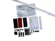 Дефлектор капота мухобійка Toyota Camry 15-17 чорний FormFit Тойота Камрі WT0040984 - зображення 7