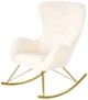 Крісло-гойдалка Halmar Liberto Кремове (5905248111806) - зображення 1