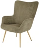 Крісло для відпочинку Halmar Amaro Оливкове (5905248130364) - зображення 1