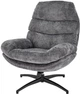 Крісло для відпочинку Halmar Dario з підніжкою та функцією гойдалки Сіре (5905248130579) - зображення 7