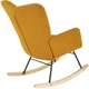 Крісло-гойдалка Halmar Vasco Гірчичне (5905248131019) - зображення 2